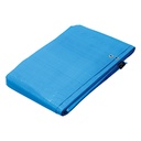 Lona de polietileno reforzada 5 x 6 m, azul, 180g/m2, TRUPER LT-56Z