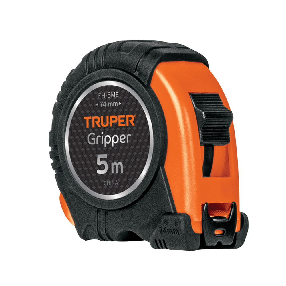 Flexómetro contra impactos 5 m cinta 19 mm grad. métrica FH-5ME