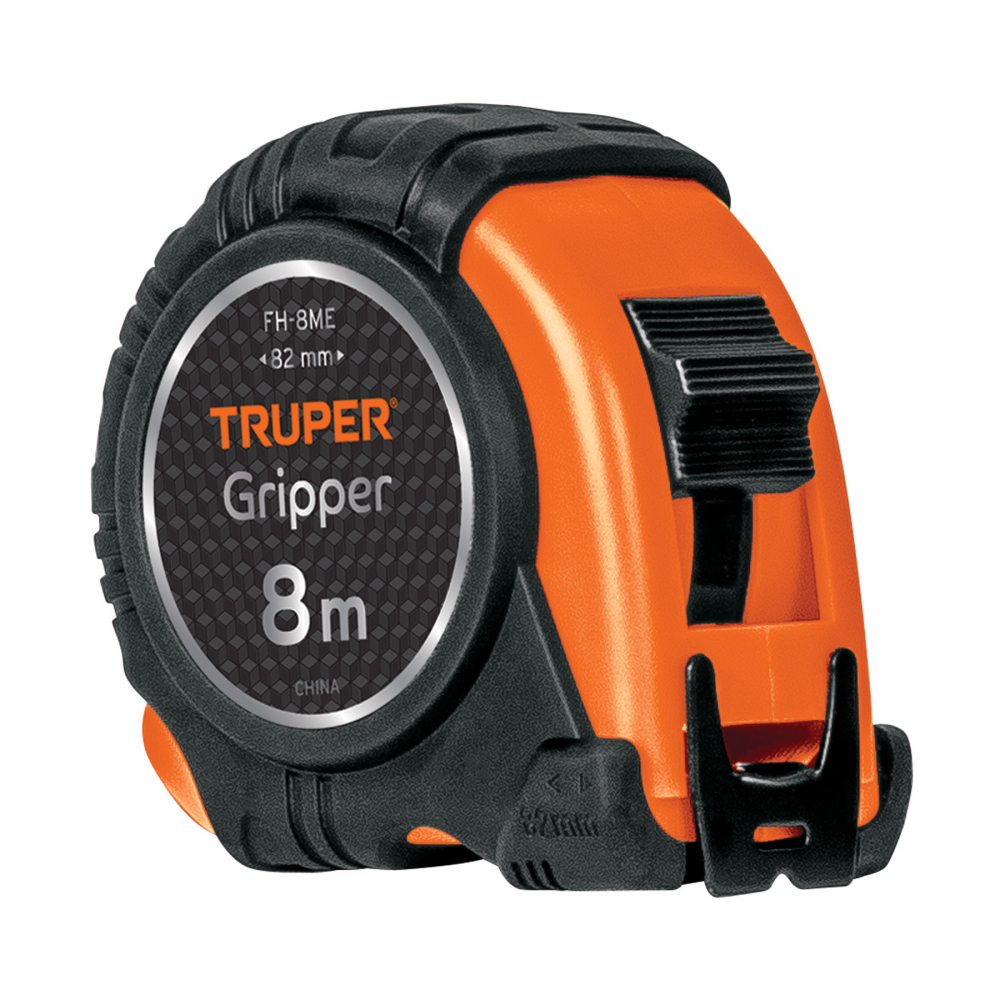 Flexómetro contra impactos 8 m cinta 25 mm grad. métrica FH-8ME
