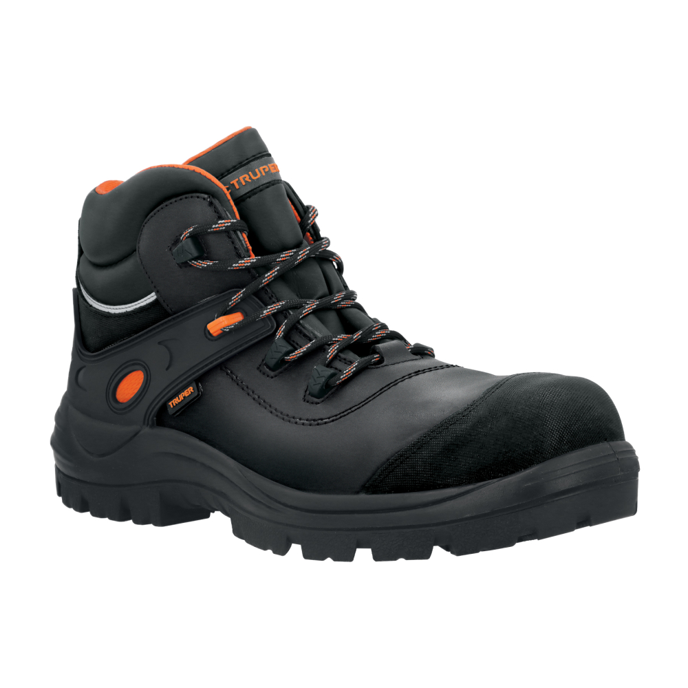 Bota de seguridad negra, #29 casquillo de aramida, TRUPER ZC-429N