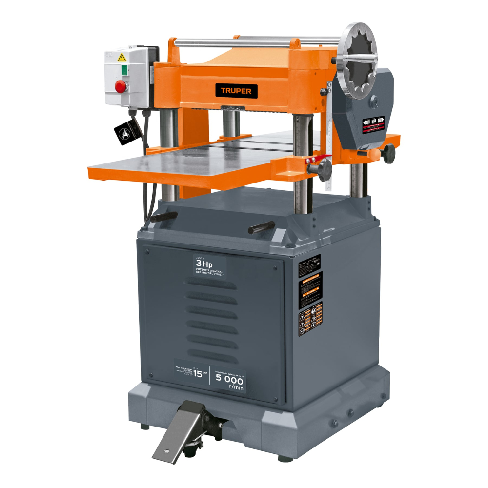 Cepillo de piso 15', 3 HP (2250 W), Truper CEP-15X