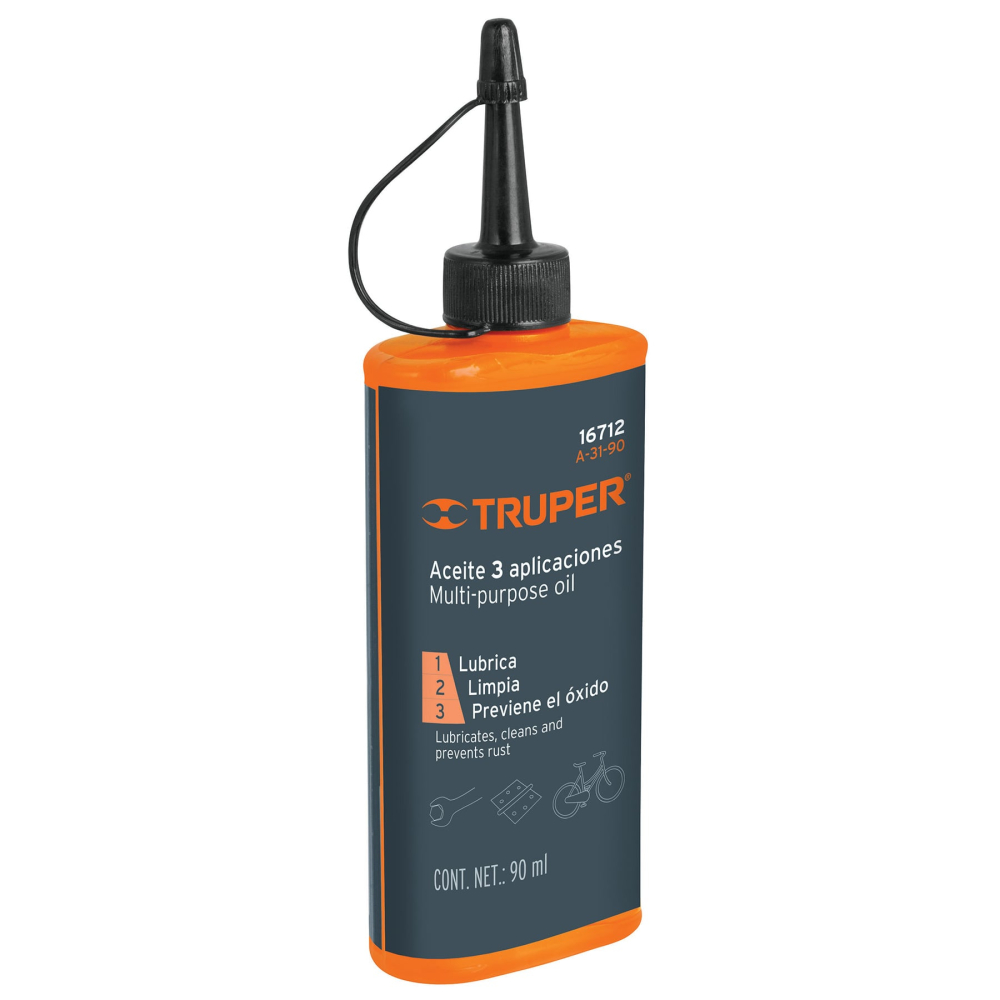 Aceite multiusos, 90ml (3oz), TRUPER A-31-90