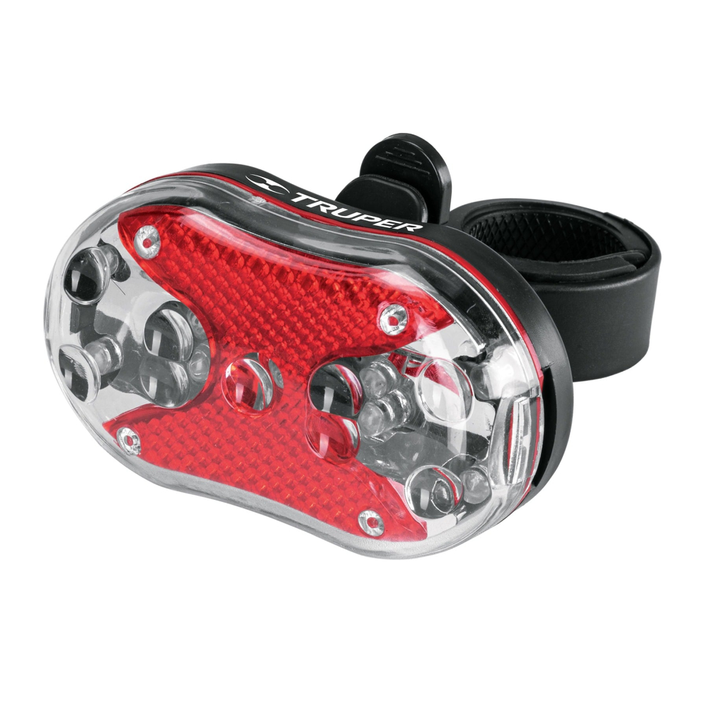 Linterna trasera para bicicleta 9 LEDs con 2 pilas AAA LIBI-9T