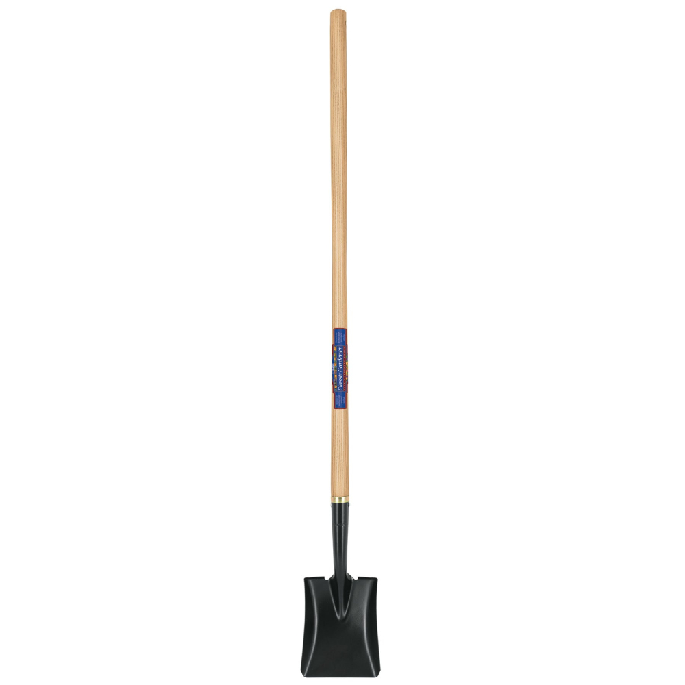 Pala cuadrada Classic Gardener, mango 45', TRUPER PCL-CG