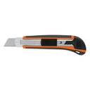 Cutter 25 mm profesional con alma metálica y grip, TRUPER CUT-7X