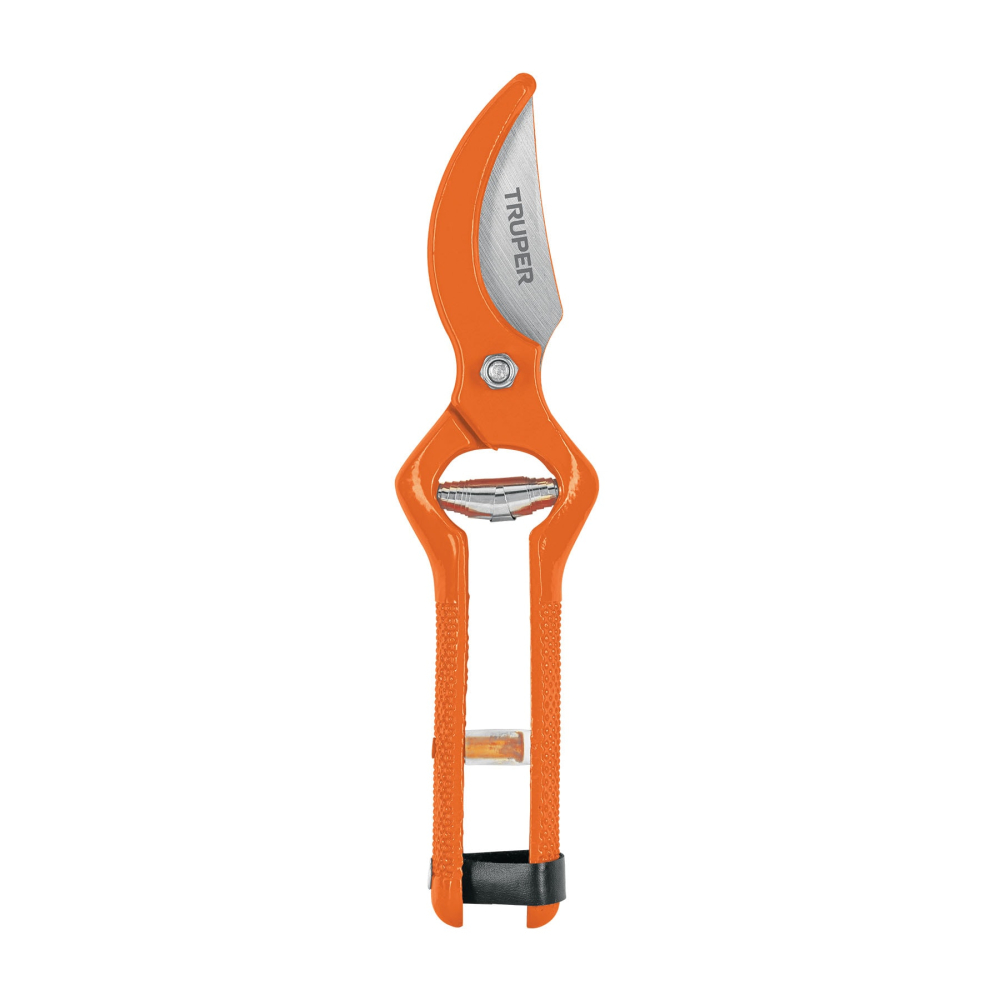Tijera para poda 9-1/2' forjada cuchilla de paso, TRUPER T-595