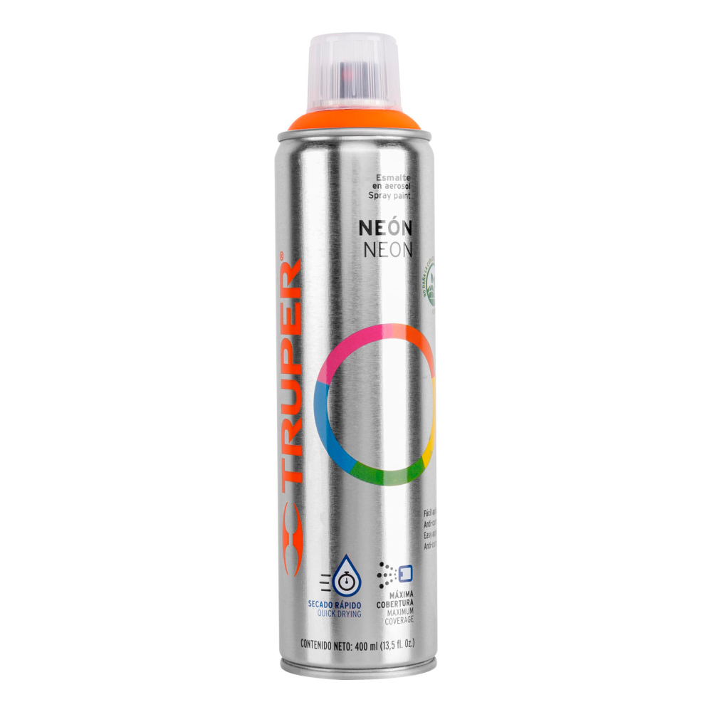 Pintura en aerosol, naranja neón, bote esbelto, 400 ml PAF-NA