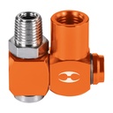 Destorcedor de aluminio, macho-hembra, cuerda 1/4'NPT,TRUPER COMAN
