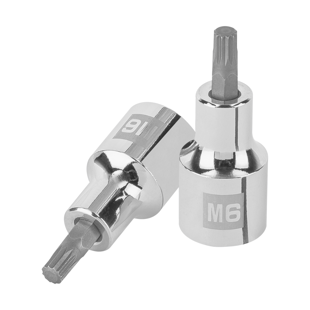 Dado punta corta bristol M6, cuadro 1/2', TRUPER D-1206-BC