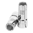 Dado largo de 7/8', 6 puntas, cuadro 3/4', TRUPER D-3428-HL