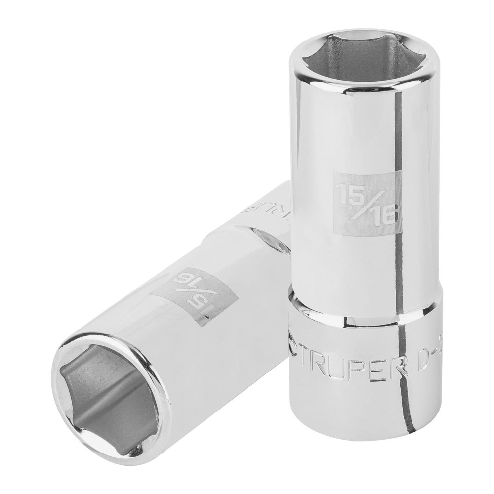 Dado largo de 15/16', 6 puntas, cuadro 3/4', TRUPER D-3430-HL