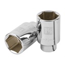 Dado largo de 1-5/8', 6 puntas, cuadro 3/4', TRUPER D-3452-HL