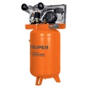 Compresor lubricado, de banda, 120L, 4HP, vert, 220V, TRUPER COMP-120LV