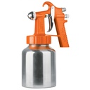 Pistola p/pintar baja presión, 1.5 mm, naranja, entrada sup PIPI-27