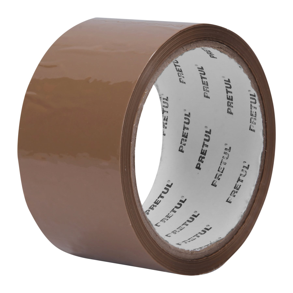 Cinta de empaque 48 mm x 40 m canela, PRETUL CCA-40P