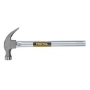 Martillo uña curva 16 oz, mango tubular, PRETUL MT-16P