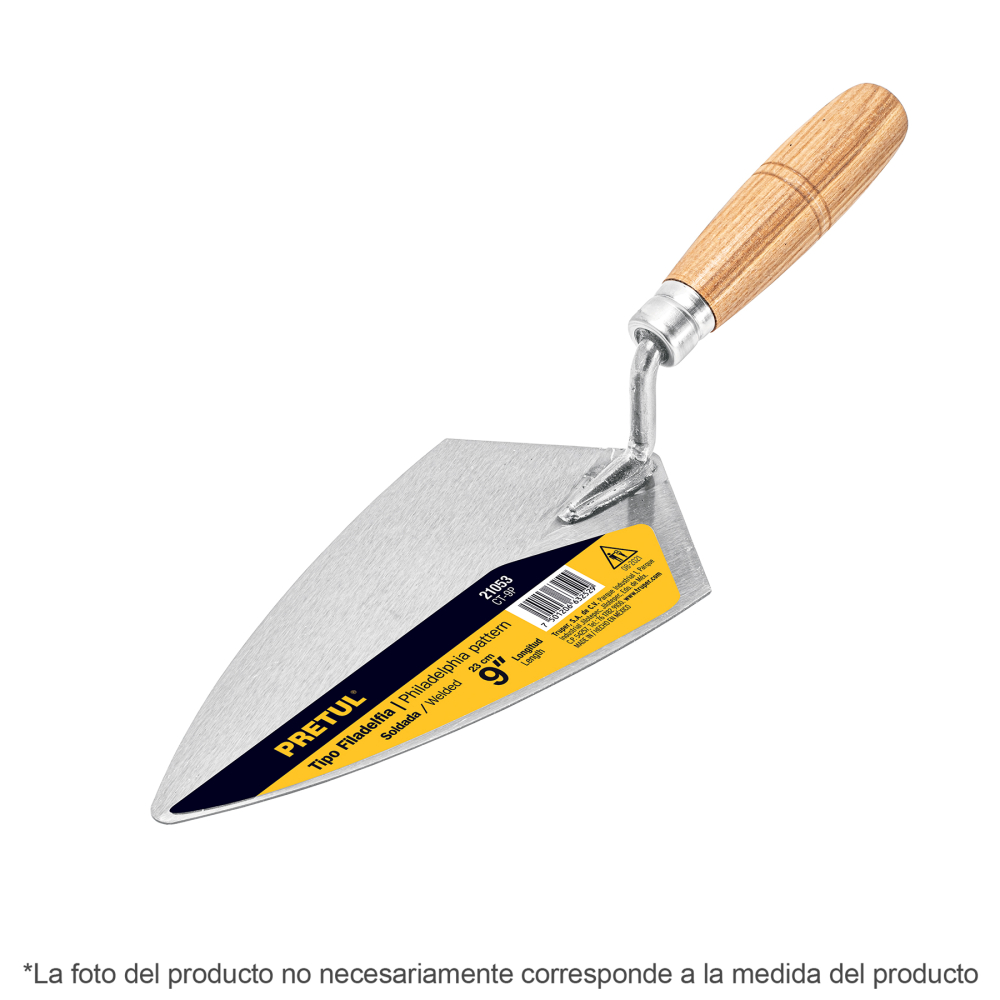 Cuchara para albañil 6' tipo Filadelfia, PRETUL CT-6P