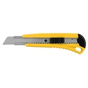 Cutter 18 mm plástico con alma metálica, PRETUL CUT-6P
