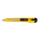 Cutter 9 mm plástico, PRETUL CUT-5PB