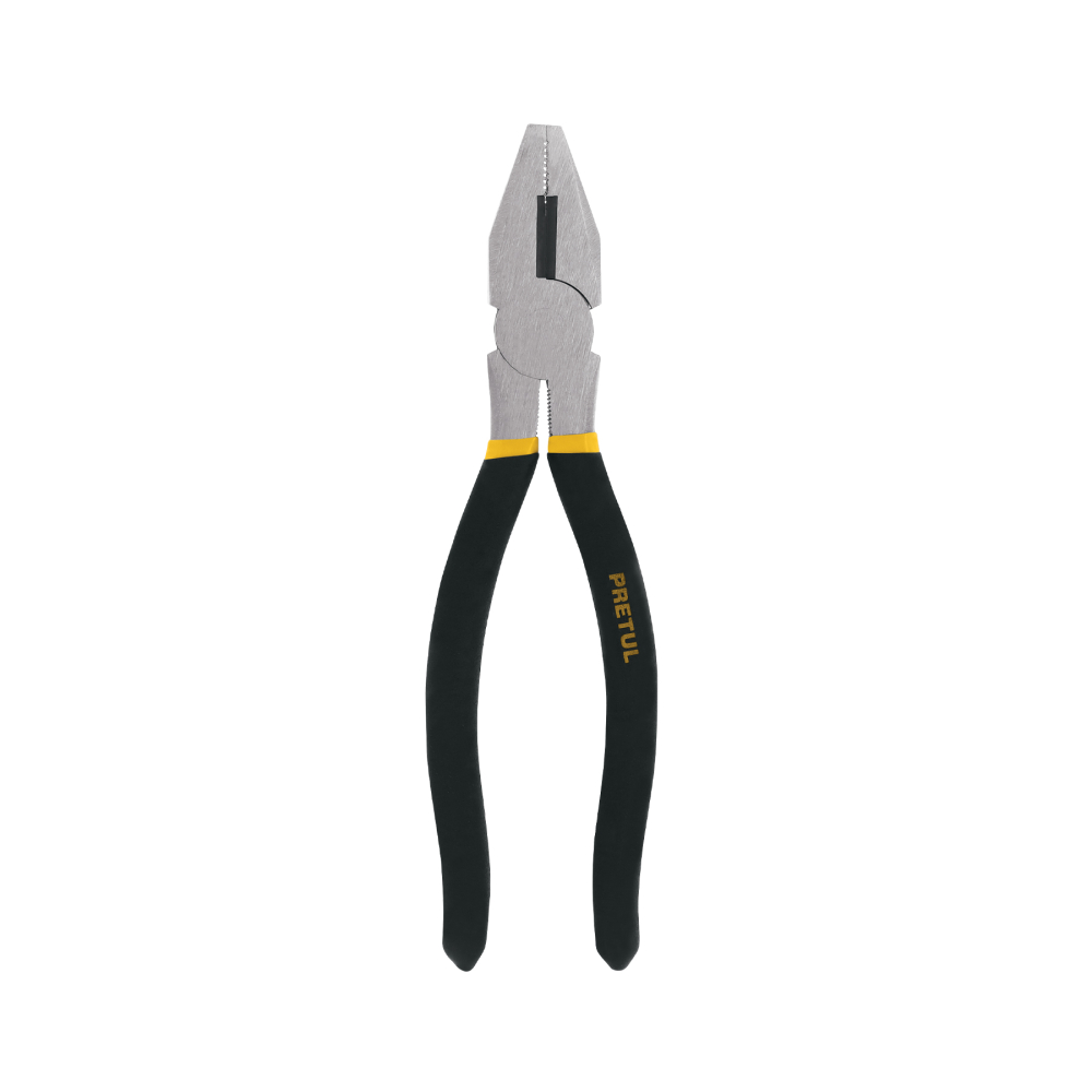 Pinza para electricista 8' mango de PVC, PRETUL PEL-8P