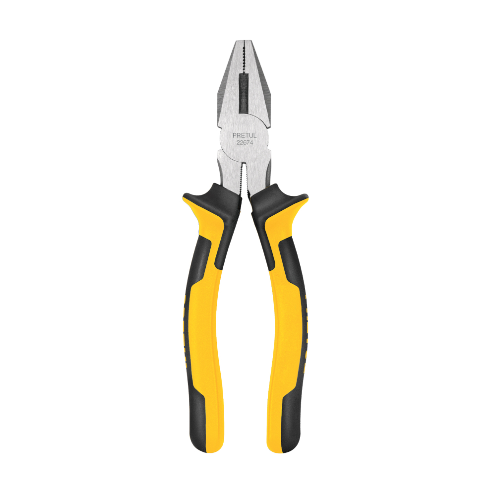 Pinza para electricista 8' mango Comfort Grip, PRETUL PEL-8PX