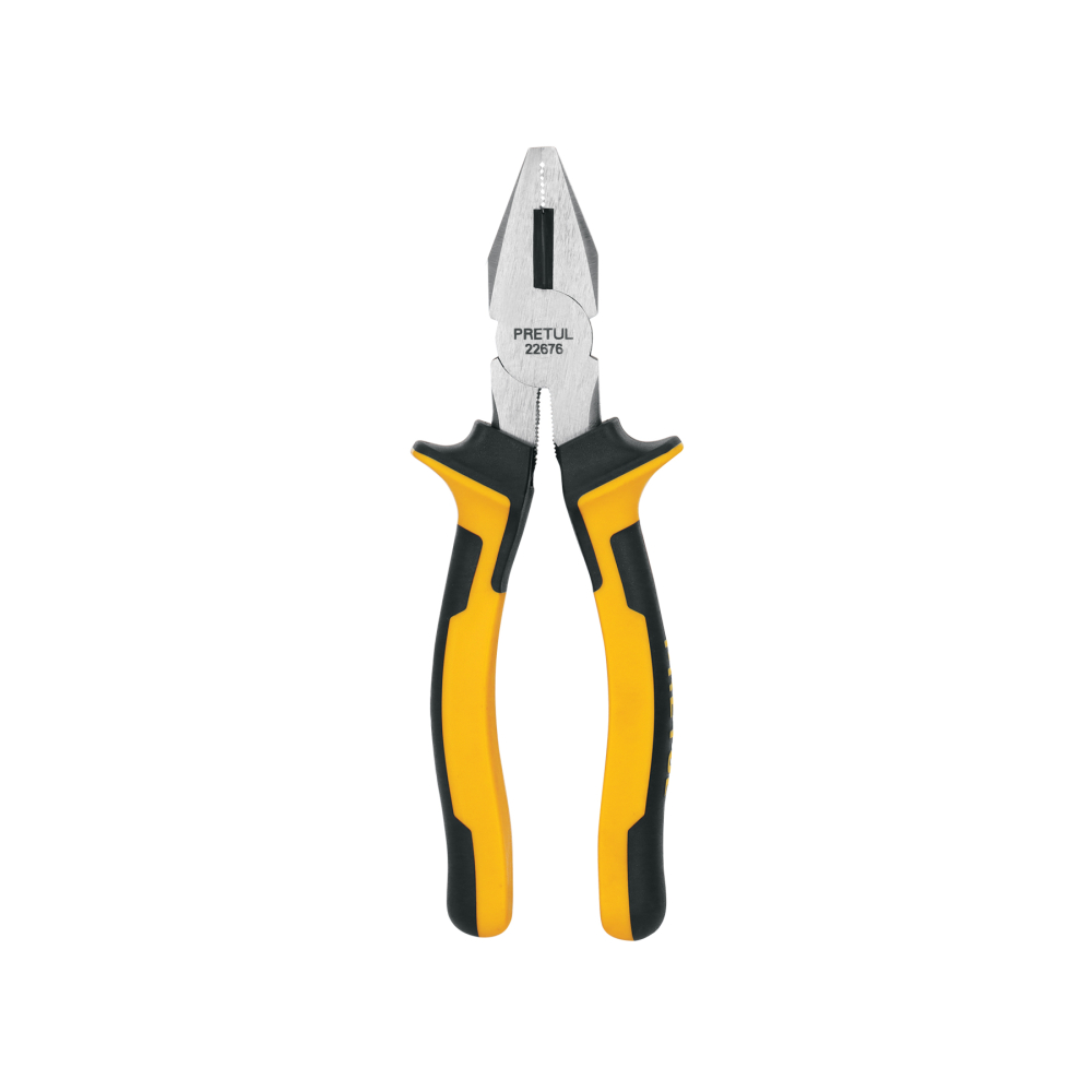 Pinza para electricista 7' mango Comfort Grip, PRETUL PEL-7PX