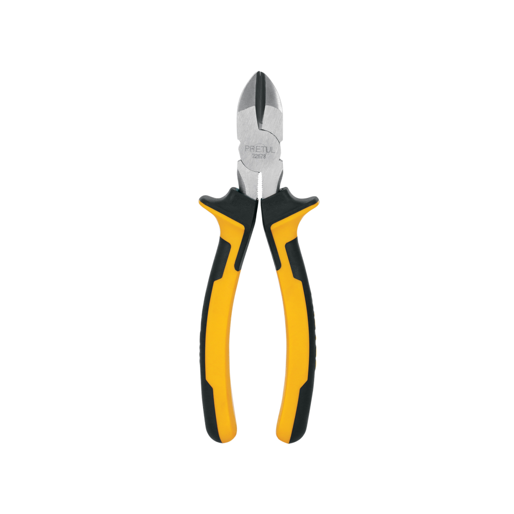Pinza de corte diagonal 7' mango Comfort Grip, PRETUL PCD-7PX