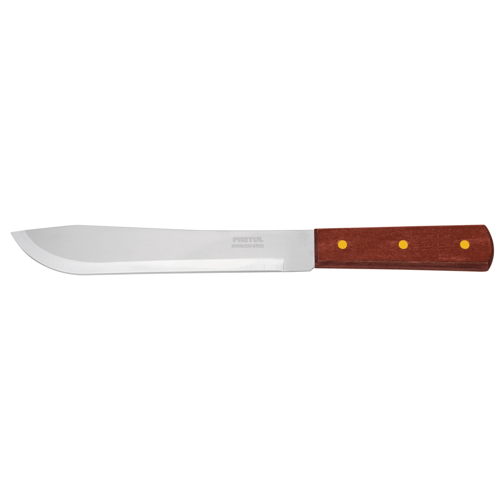Cuchillo cebollero 8' mango de madera, PRETUL CUCH-M80