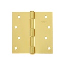 Bisagra cuadrada, 4',latonado, cabeza plana, HERMEX BASIC BC-401PP
