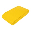Lona de polietileno 6 x 12 m, amarilla, 110 g/m2, PRETUL LP-612A