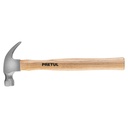 Martillo semipulido, 7 oz, uña curva, PRETUL MA-7P