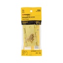 Bolsa c/2 bisagras cuadradas 3', latonado, HERMEX BASIC BC-301PPB