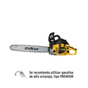 Motosierra 45 cc a gasolina con barra de 20', PRETUL MOT-4520P