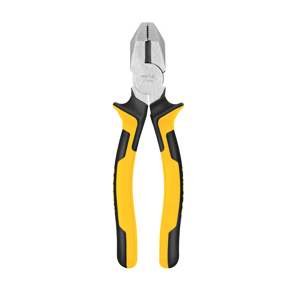 Pinza p/electricista 8' uso rudo, Comfort Grip, PRETUL 218-PX