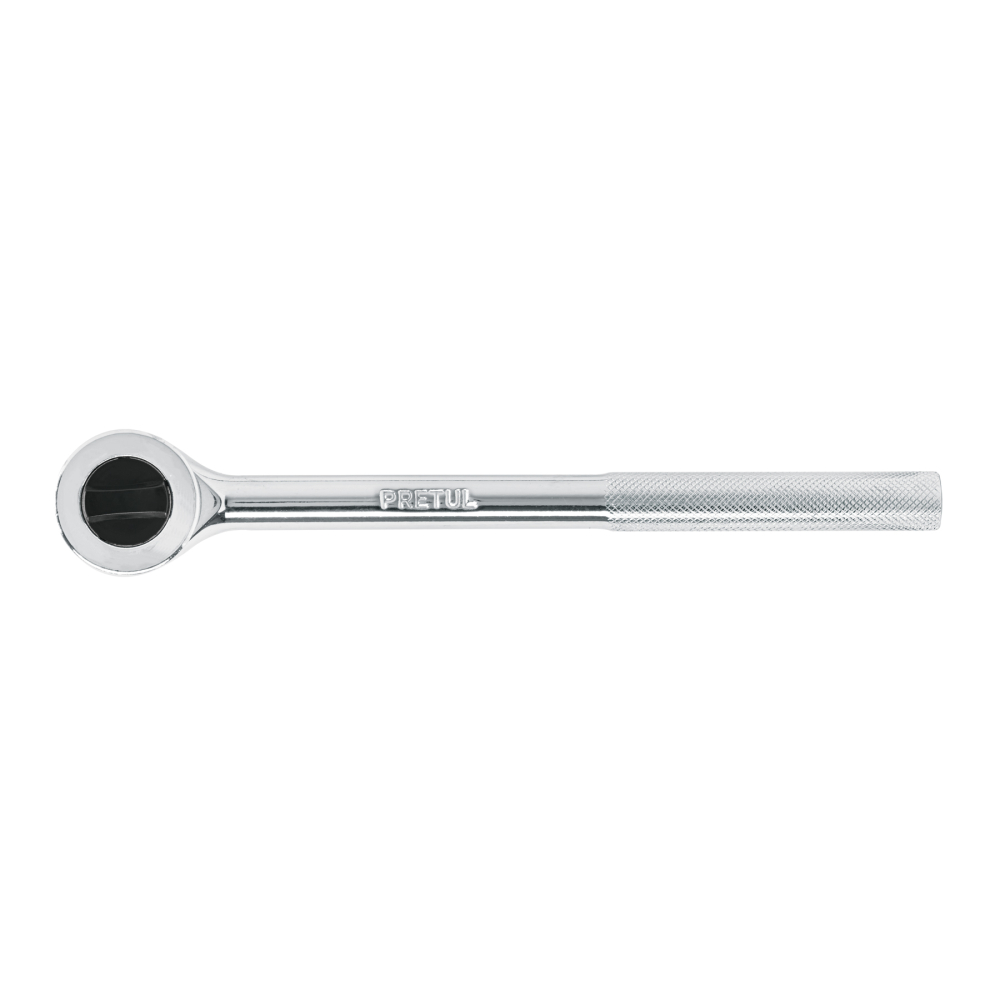 Matraca cuadro 1/2' cabeza redonda con disco, PRETUL M-1245DP