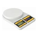 Báscula digital para cocina, plato de poliprop, 5 kg, PRETUL BASE-5EPP