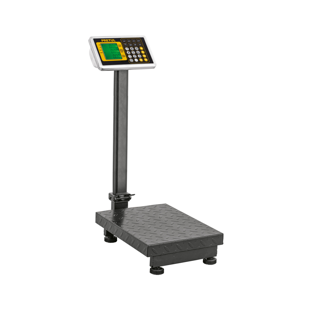 Báscula electrónica de plataforma, plegable, 100 kg. PRETUL BAS-100PLAP
