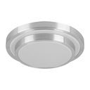 Luminario LED plafón decorativo 18W 6500K, metálico, BASIC PLA-703L