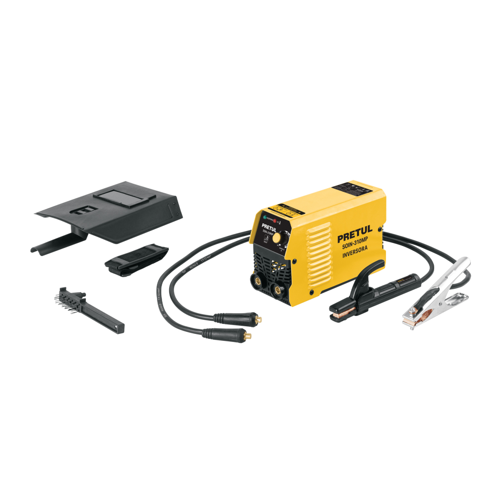 Mini soldadora inversora 100A, 127 V, Serie 300, PRETUL SOIN-310MP