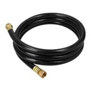 Manguera para gas, PVC negra, 3/8' flare, 2 m, FOSET MGAN-20