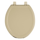 Asiento redondo ligero para WC, abierto, beige, BASIC AWC-35C