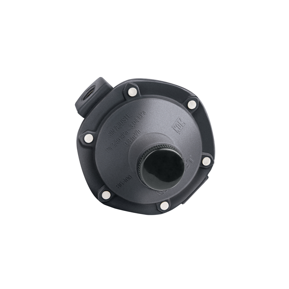 Regulador de gas LP, 1 vía, sin conexiones, baja presión RG-102