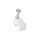 Bolsa con 500 grapas blancas de 3 X 6 mm para cable plano GPL-5BG