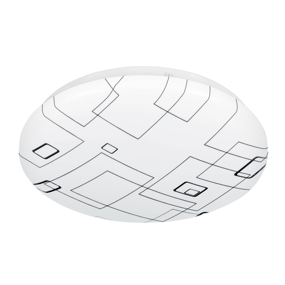 Luminario LED plafón decorativo 8W 6500K, cuadros, BASIC PLA-501L