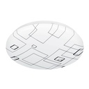 Luminario LED plafón decorativo 8W 6500K, cuadros, BASIC PLA-501L