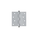 Bisagra cuadrada 4', satinado, cabeza redonda, HERMEX BC-403R