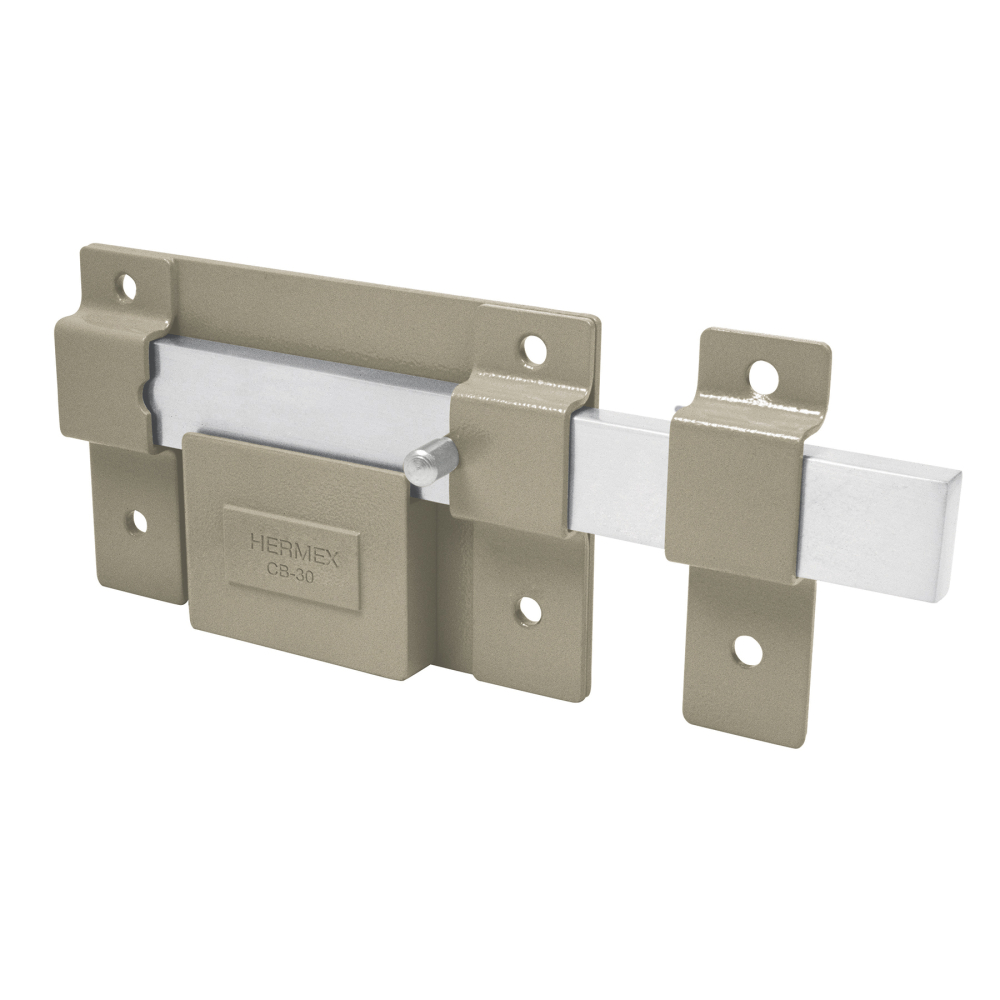 Cerradura de barra fija, cilindro exterior, HERMEX CB-30