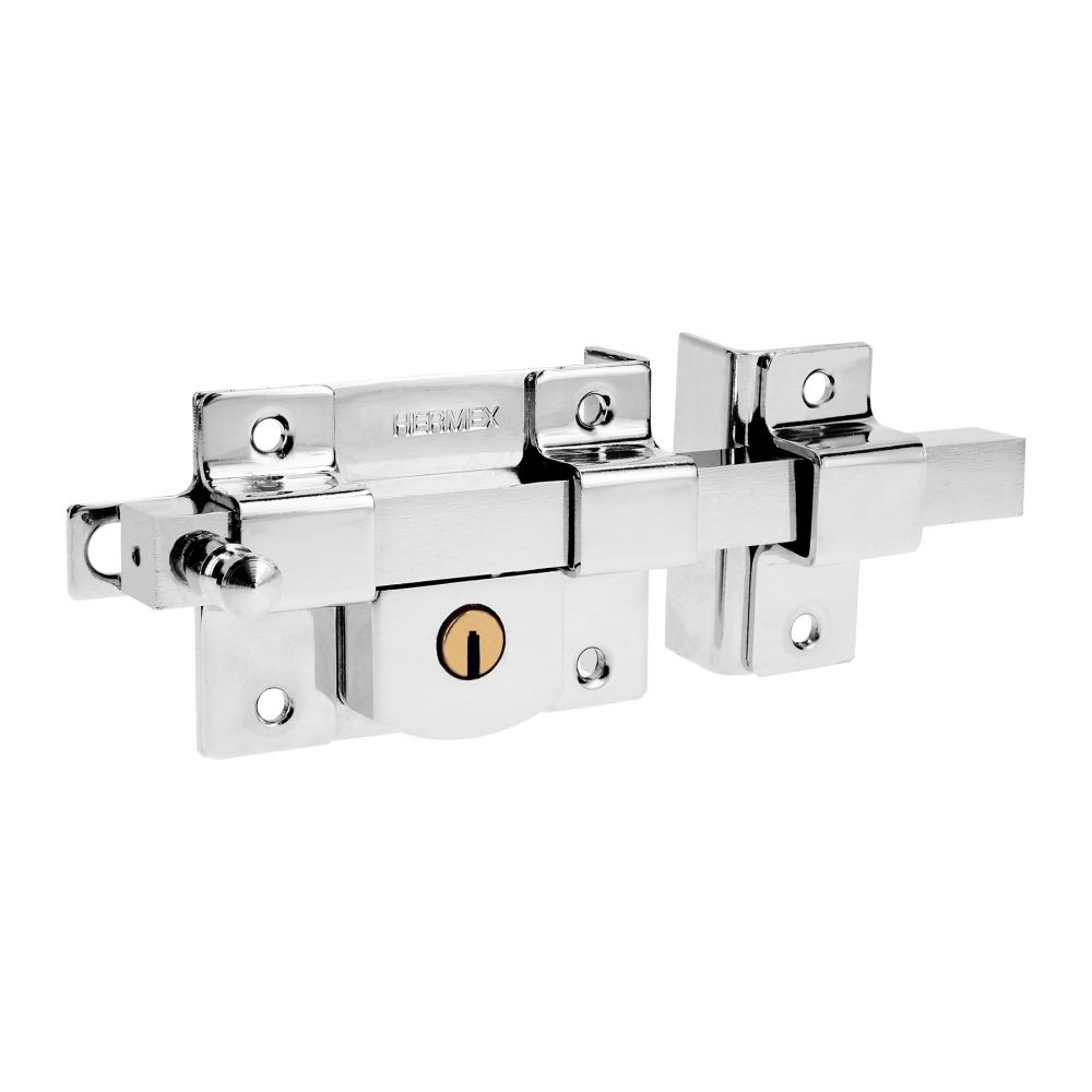 Cerradura de barra libre, derecha, blíster, HERMEX CB-45DB
