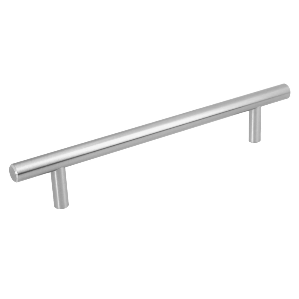 Jaladera de acero, 160mm, línea Cilindro, níquel, HERMEX JAL-0313