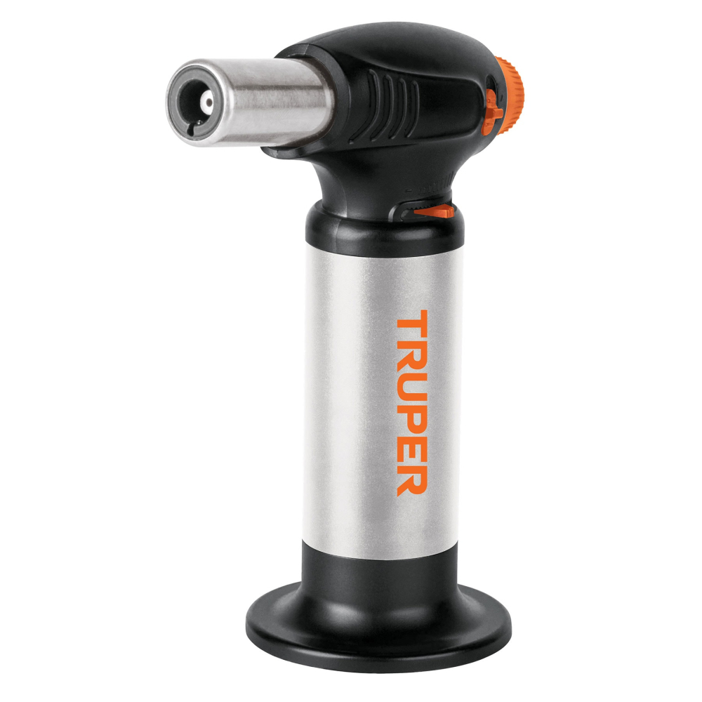 Mechero recargable de 64 ml para flamear alimentos, TRUPER SOPM-64